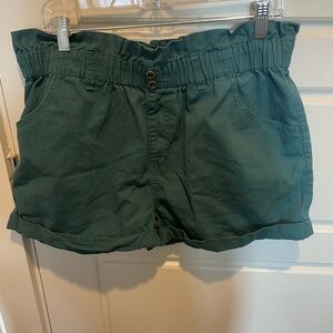 Women's Green Shorts